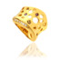 18ct Gold Vermeil Cubic Zirconia Gemstone Statement Ring