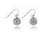 Sterling Silver Swarovski Disco Ball Earrings