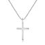 sterling silver cross necklace