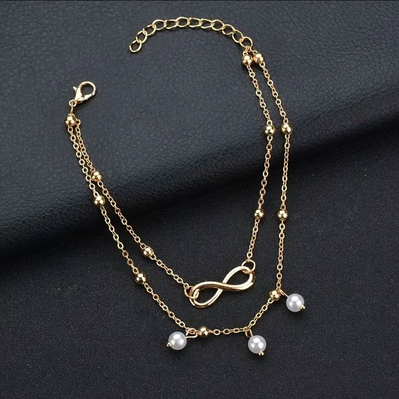 Infinity hot sale anklet gold