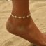 Gold Multi Daisy Anklet