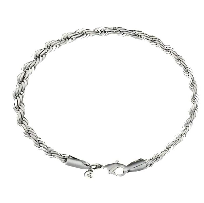 Silver Twist Elegance Bracelet