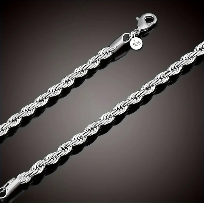 Silver Twist Elegance Bracelet