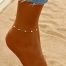 Gold Pearl Anklet